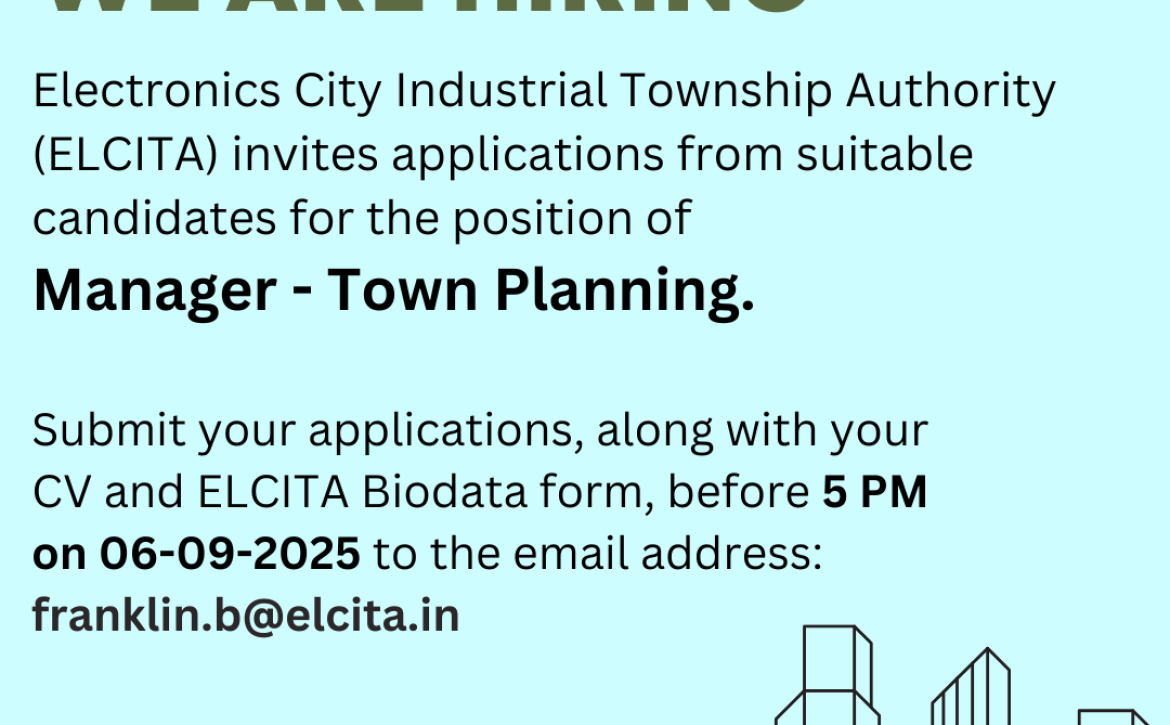 Manager – Town Planning