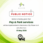 Pay & Park Services in Electronics City 